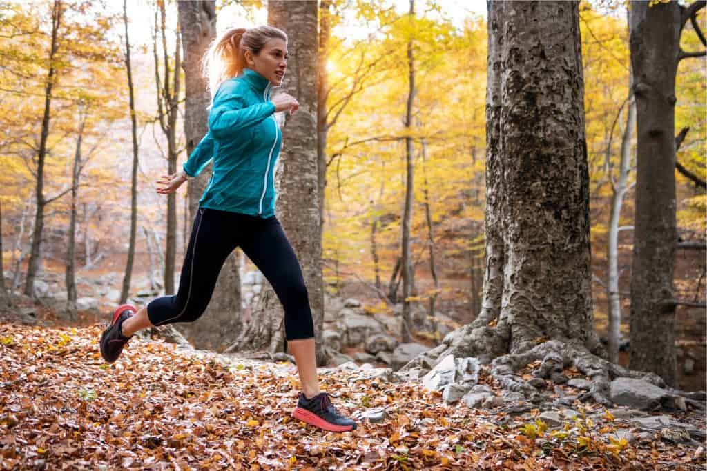 running in nature is a great way for training ouside