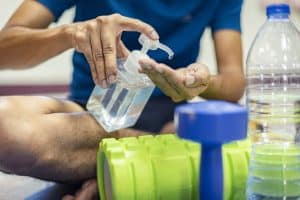 disinfecting gym equipment