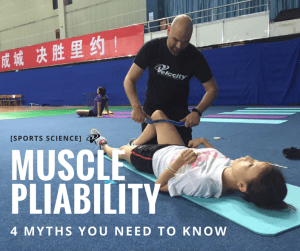 Trainer performing graston technique